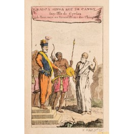 Ceylon - Raja Singa Roy Candy - old print by Bellin print 1750 
