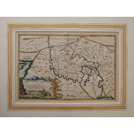 Persia Babylonia Mesopotamia map by Cellarius 1732 
