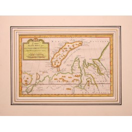 Yuzhny Severny Islands Nova Zembla map by Bellin 1750