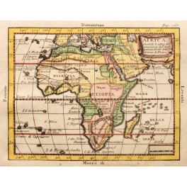 Africa antique map 1791 by Buffier P. Fran. Jacquier 