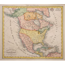 AMERICA CANADA MEXICO ATLAS MAP BY DUFOUR 1828