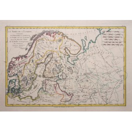 Denmark Norway Sweden Finland Latvia map Boone 1780 