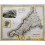CORNWALL, Launceston, Castle, Scilly Islands map 1841.