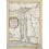 ANTIQUE MAP EGYPT NILE VALLEY EGYPT DIVISEE EN SES COUZE SANSON/ABBERVILLE 1662