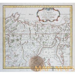 Carte de la Sibérie... | Siberia Kamchatka map Bellin 1747