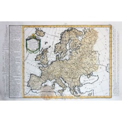 Carte Nouvelle d’ Europe Antique map Europa by Mr. Philippe 1787