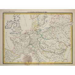 Central Europe Austria Empire L'Europe Centrale by Heck