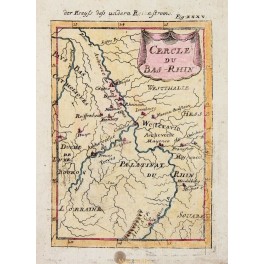Cercle Du Bas-Rhin old map Mallet 1720