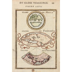 Globe Terrestre Globe De Mella Globe de Posidonius Mallet 1683
