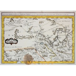 Carte De L’Empire de Hya by Bellin 1749