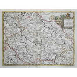 Bohemia Germany Czech Republic antique map van der AA 1712