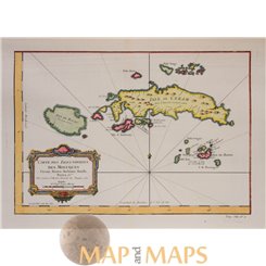 Indonesia Carte des Isles Voisines Indonesia Bellin 1750