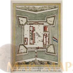 Fort Gelderland Pulicat India Fort Hollandois Bellin 1754