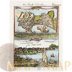 Die Stadt Colombo – Gale Antique Maps Sri Lanka by Mallet