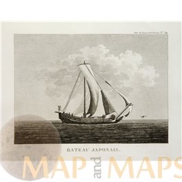 Bateau Japonais Japanese boat 1. La Perouse 1797 | Mapandmaps