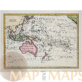 Australia & Oceans Indonesia Micronesia Dufour map 1828
