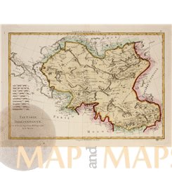 Tartarie Tibet old map Middle Asia by Rigobert Bonne 1787
