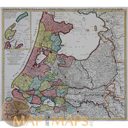 County of Holland Old map Graafschap Holland Ottens