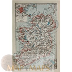 OLD MAP CHANGES TO THE SCHLESWIG HOLSTEIN NORTH SEA COAST GERMANY MEYERS 1905