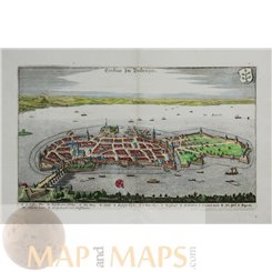 Germany Lindaw im Bodensee, Lake Constance Merian 1655 