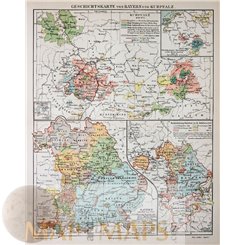Germany Bavaria and the Palatinate old map Meyer 1905