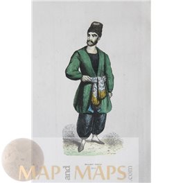 Armenian merchant (Asia) antique print - Dally Nicolas 1845