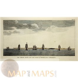 Cape Virgin Mary Strait of Magellan Anson 1748