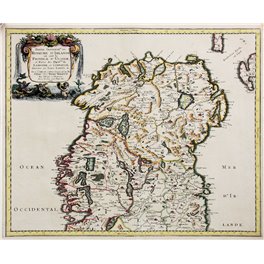 Partie septentr, le du royaume d'Irlande Sanson 1665.