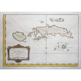  Indonesia Moluccas Islands old antique map by Bellin 1749