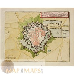 Le Quesnoy Fortification France walled city de Fer 1696