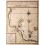 Veracruz, Mexico antique map by Bellin 1754