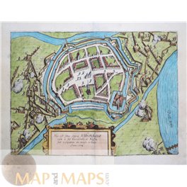 Rijberckgiae Maurits v Nassau Old map v Deventer 1613