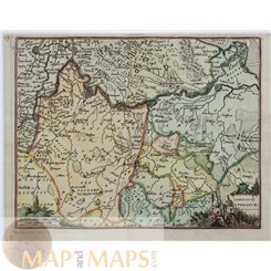 Holland maps, Zutphen Comitatus Zutphiniae Harrewijn 1692