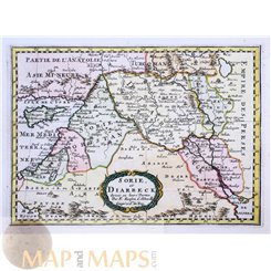 SYRIA CYPRUS ARABIA-SORIE et DIARBECK-OLD MAP SANSON MERCATOR 1683-1734