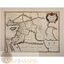 MAP MIDDLE EAST CYPRUS PATRIARCHATUS ANTIOCHENI TIPOGRAFIA DEL SEMINARIO 1695