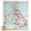 England Wales Ireland antique map Britannia Justus Perthes 1893