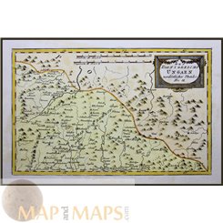NORTH EAST HUNGARY, ANTIQUE MAP BY VON REILLY 1791