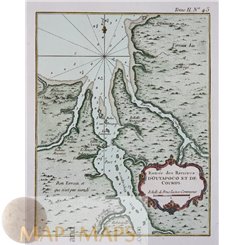 Surinam maps. Rivieres D’Ouyapocoet de Couripi Bellin 1764