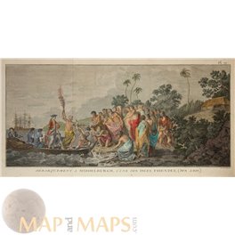 Friendly Islands Débarquement à Middelburgh Cook 1780