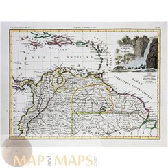 Caracas map, Grenade Caracas et Guyanes by Malte Brun 1812