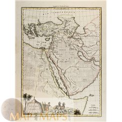 Ancient Israel, Canaan, Geography of Hebreux, Malte-Brun 1812