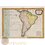 South America map L’Amerique Meridionale Delamarche 1783