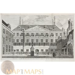 Het Admiraliteits of Prinsen Hof - Admiralty-Prinsenhof Amsterdam Wagenaar1760