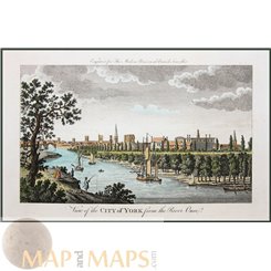 View of the City of York from the river Ouse Harrison 1779