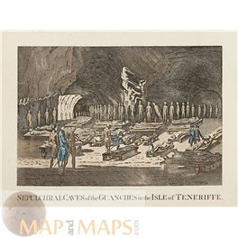 CAVES OF THE GUANCHIES OF THE ISLE OF TENERIFFE BY THOMAS BANKES 1787