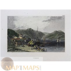 Greece old vintage prints of Ithaca Ithaka by Meyer1852 