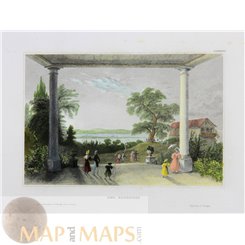 Lake Constance – Germany - antique print 1860