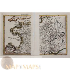 France Maps 2 Sheets_ Allain Manesson Mallet 1683