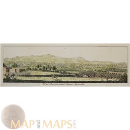 Marseille France 3 Old prints of Marseilles Bollingen 1790