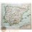 Spain Portugal antique map Hispania Justus Perthes 1893